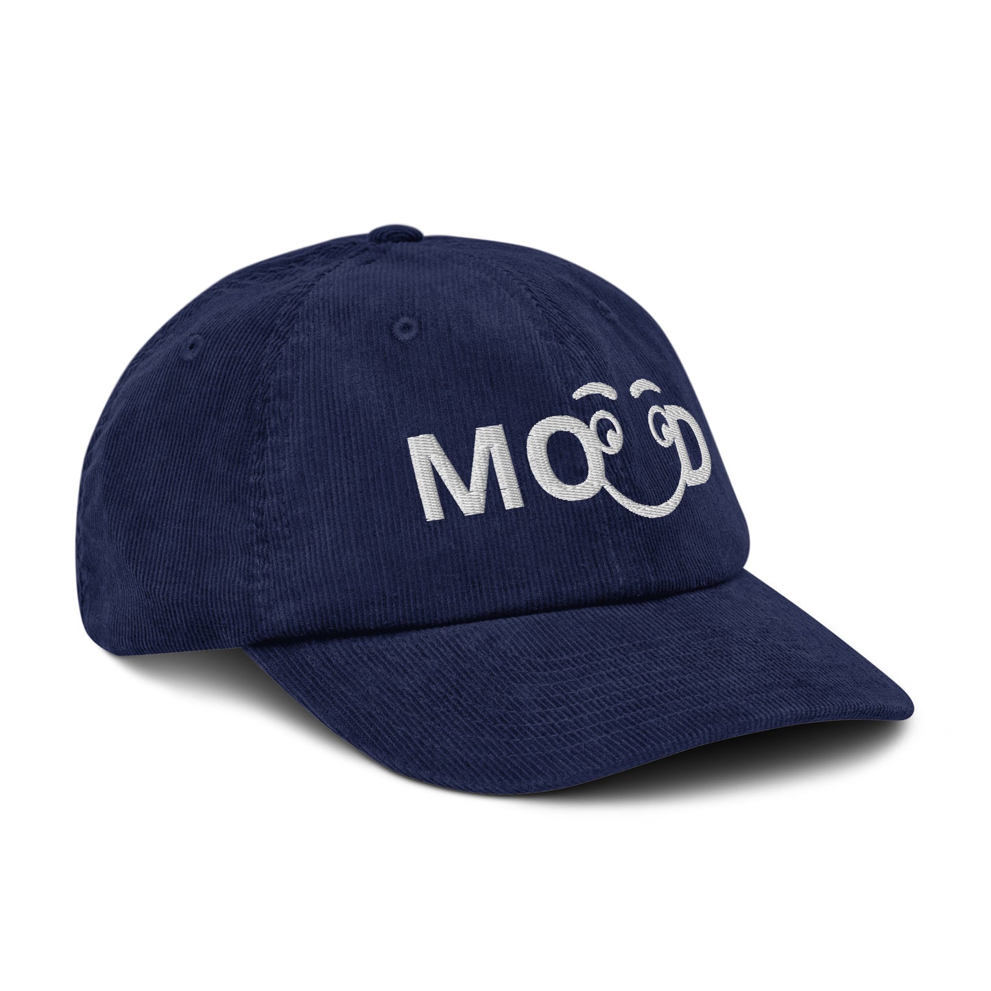 Casquette Casquette, brodée « MOOD », en Oxford Navy, vue de trois quarts, image 22