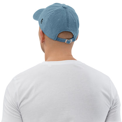 Casquette de baseball en Jean de couleur bleue "Freedom"