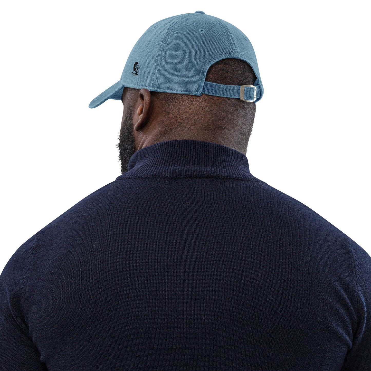 Casquette de baseball en Jean de couleur bleue "Freedom"