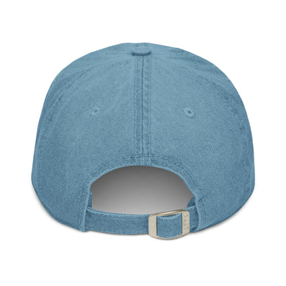 Casquette de baseball en Jean de couleur bleue "Freedom"