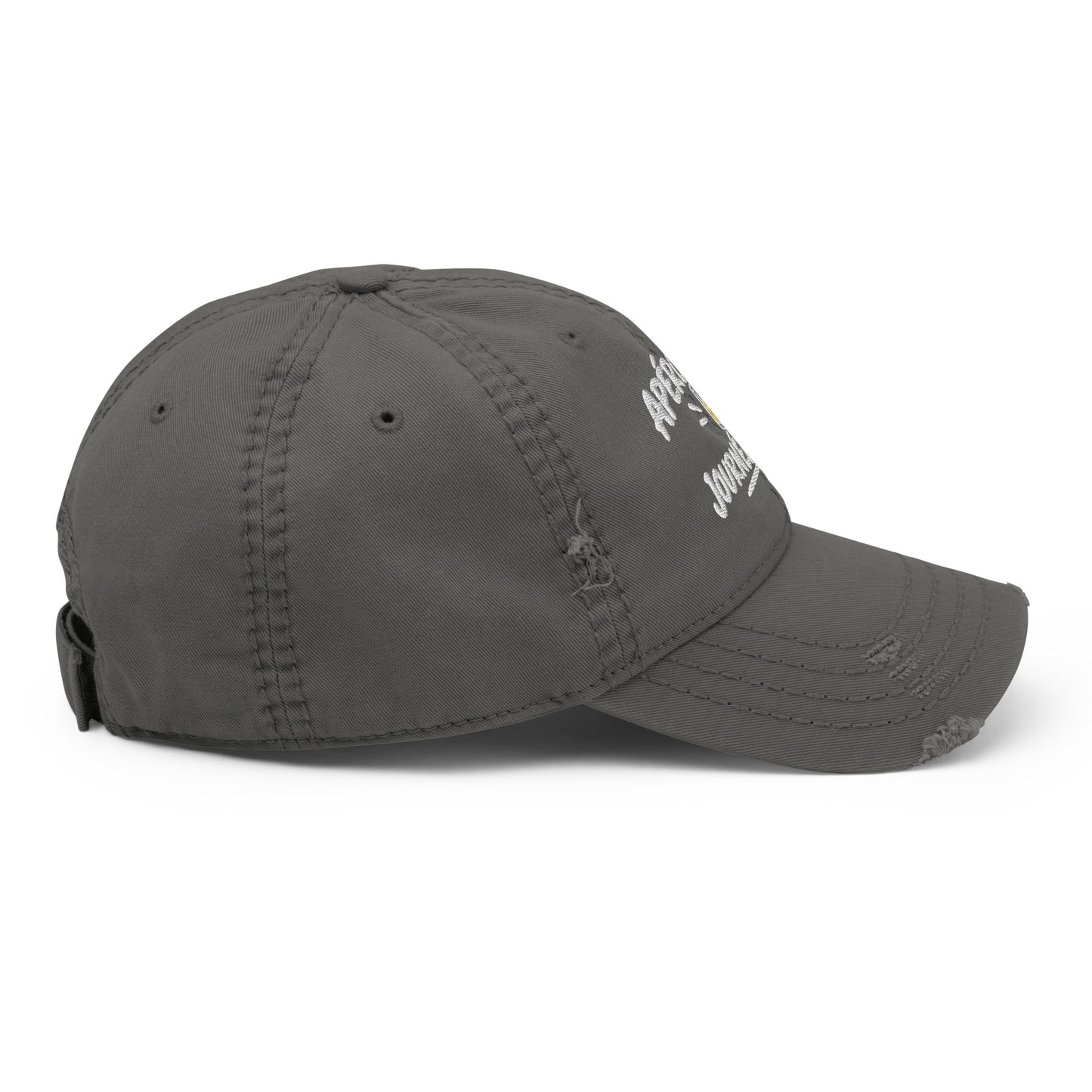 Casquette Baseball, brodée « Apéro validé, journée validée », en Charcoal Grey, vue de côté, image 13
