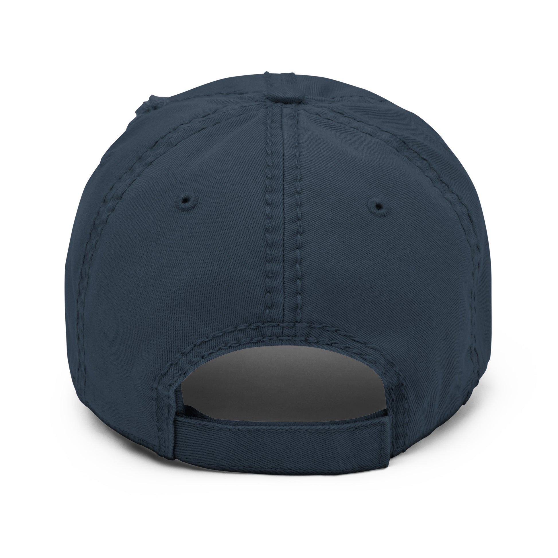 Casquette Baseball, brodée « Apéro validé, journée validée », en Bleu Marine, vue arrière, image 5