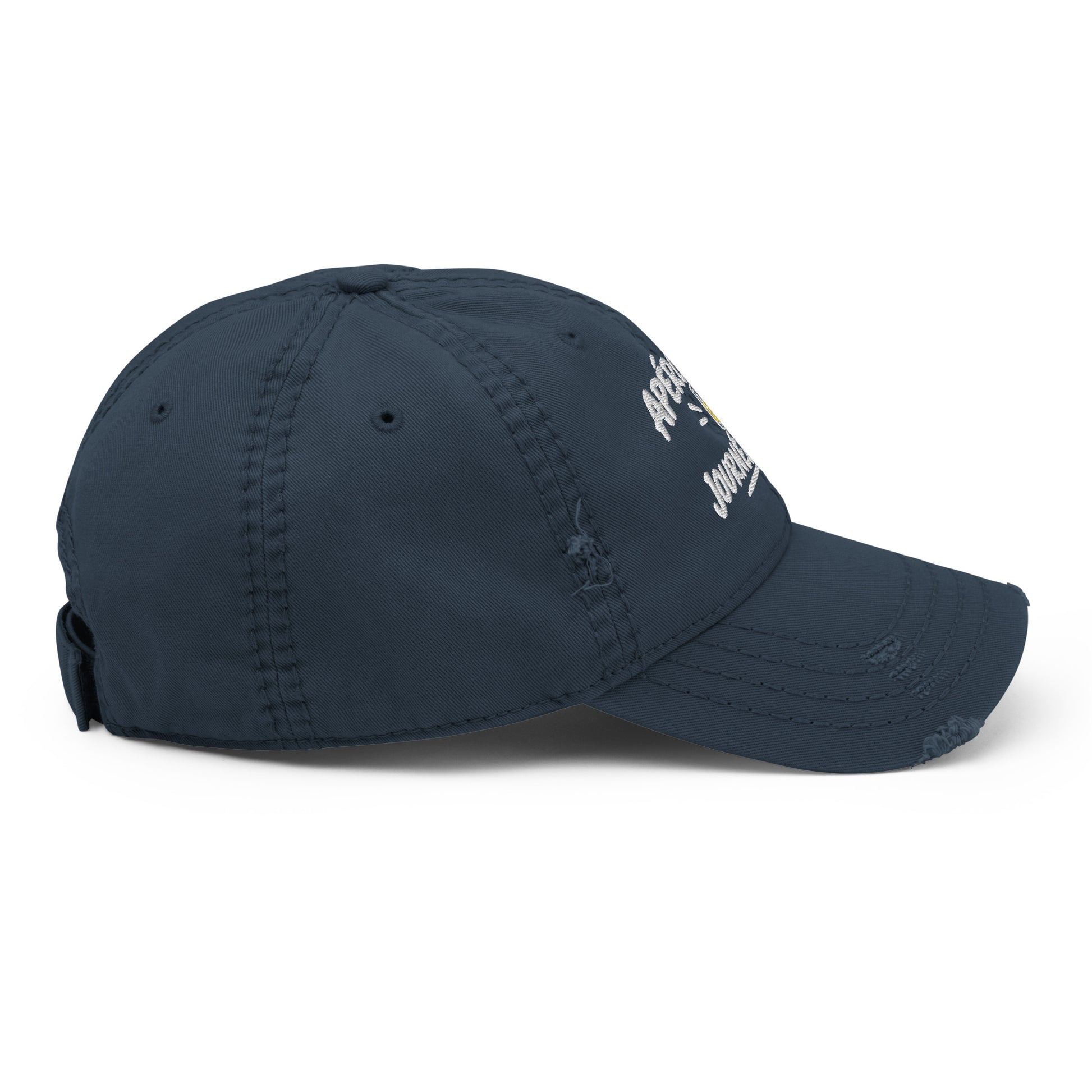 Casquette Baseball, brodée « Apéro validé, journée validée », en Bleu Marine, vue de côté, image 8