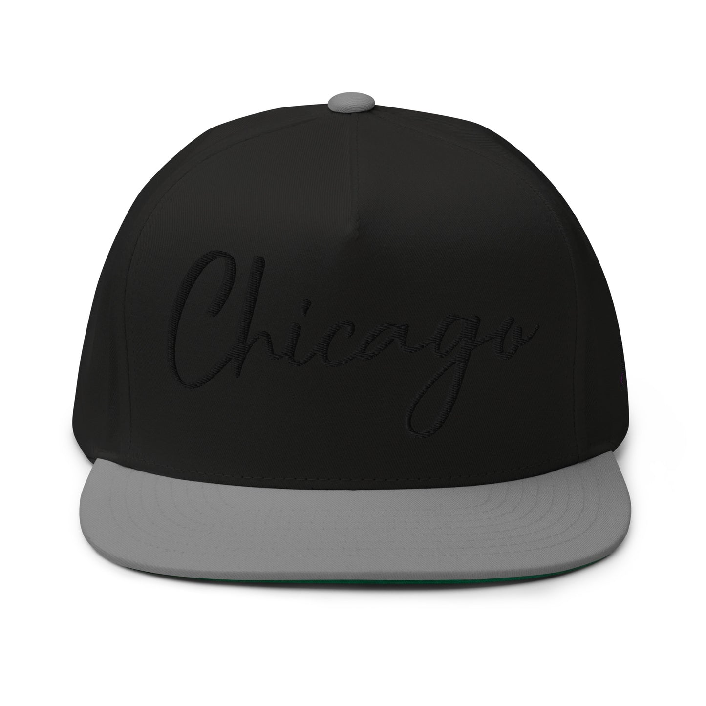 Casquette Snapback, brodée « Chicago », en Noir, vue de face, image 8