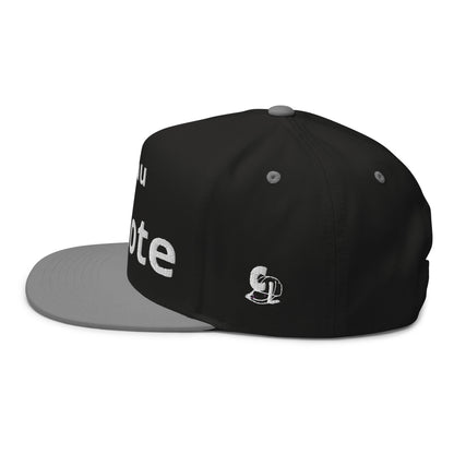Casquette Snapback, brodée « Nouveau Pilote », en Noir, vue de côté, image 15
