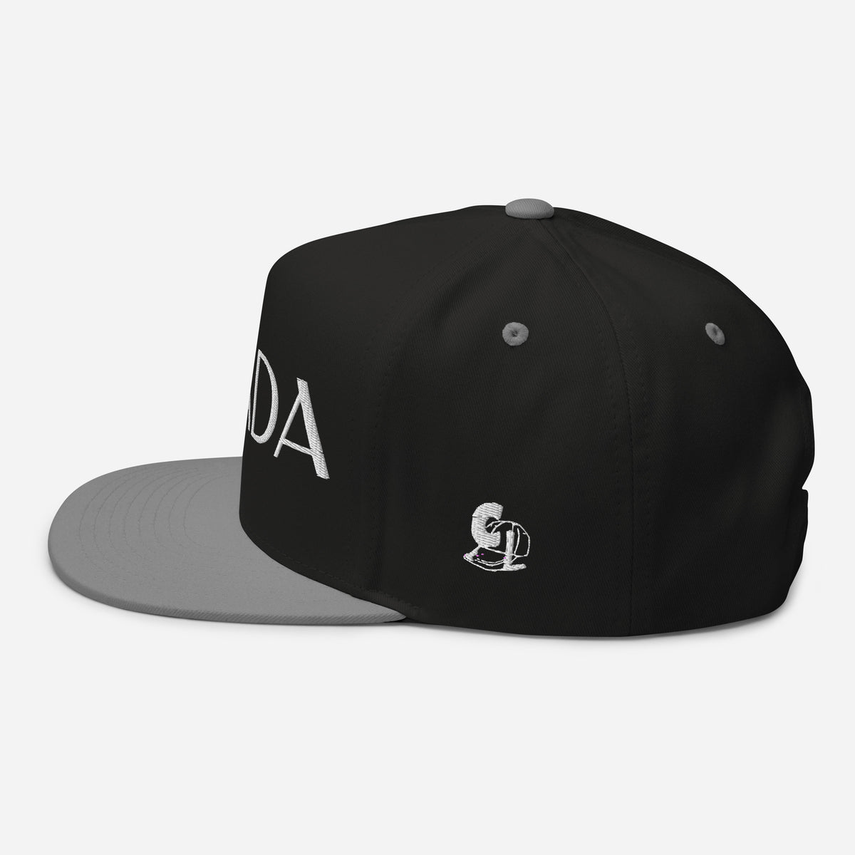 Casquette Snapback, brodée « Canada », en Noir, vue de côté, image 11