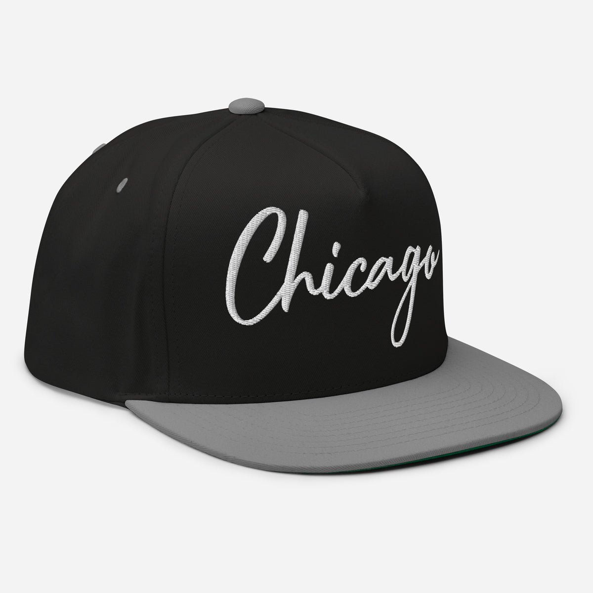 Casquette Snapback, brodée « Chicago », en Noir, vue de trois quarts, image 12