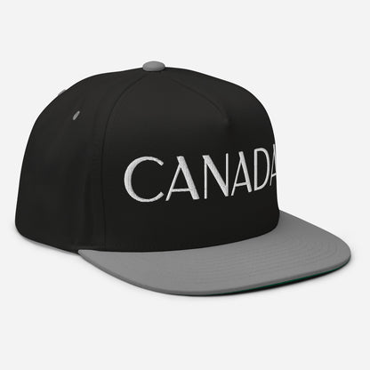 Casquette Snapback, brodée « Canada », en Noir, vue de trois quarts, image 12