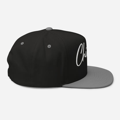 Casquette Snapback, brodée « Chicago », en Noir, vue de côté, image 13
