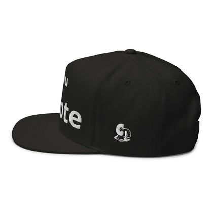 Casquette Snapback, brodée « Nouveau Pilote », en Noir, vue de côté, image 9