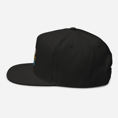 Casquette Snapback, brodée « Monsieur sait tout, sauf ou sait », en Noir, vue de côté, image 5