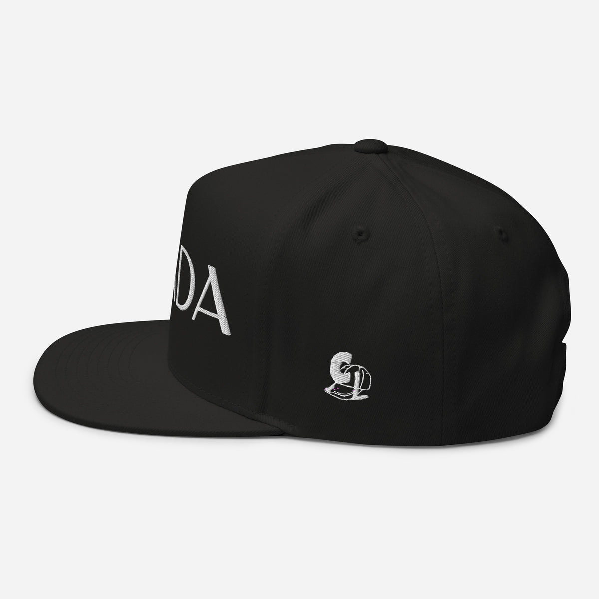Casquette Snapback, brodée « Canada », en Noir, vue de côté, image 5