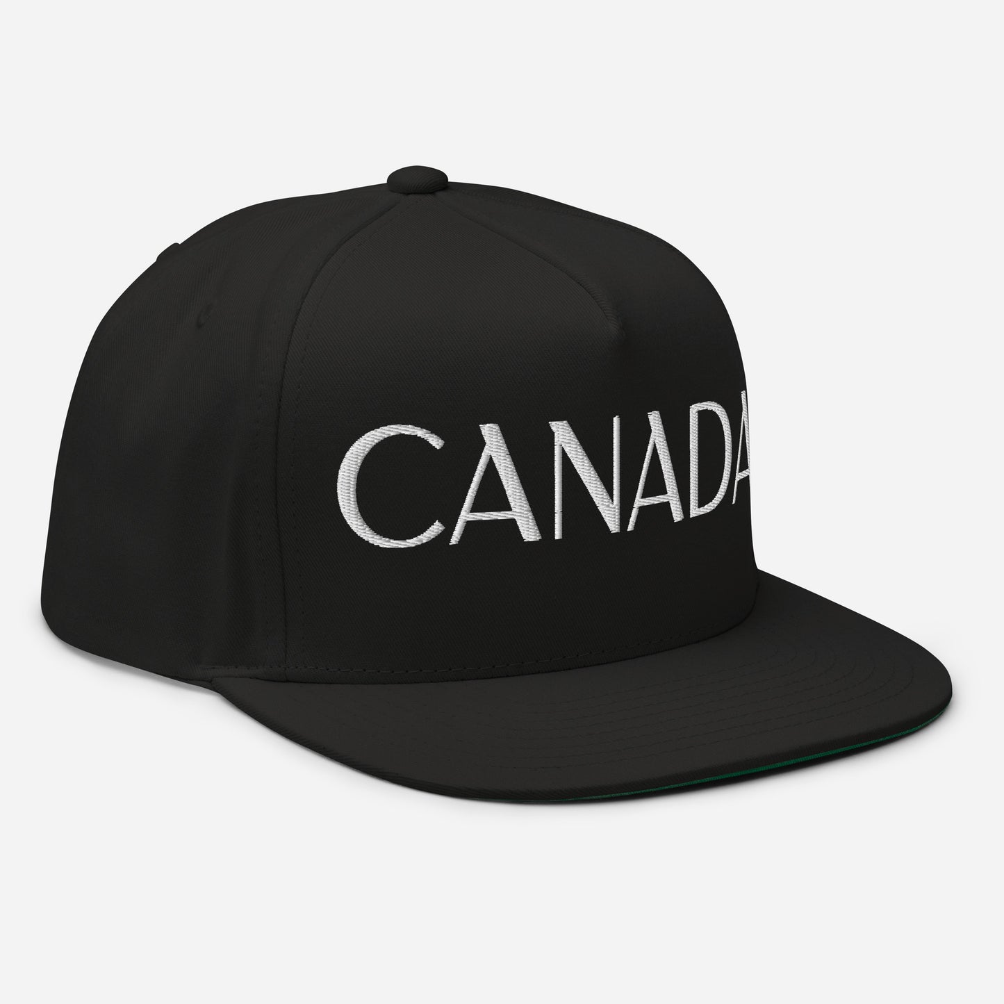 Casquette Snapback, brodée « Canada », en Noir, vue de trois quarts, image 6