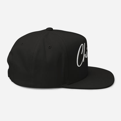 Casquette Snapback, brodée « Chicago », en Noir, vue de côté, image 7