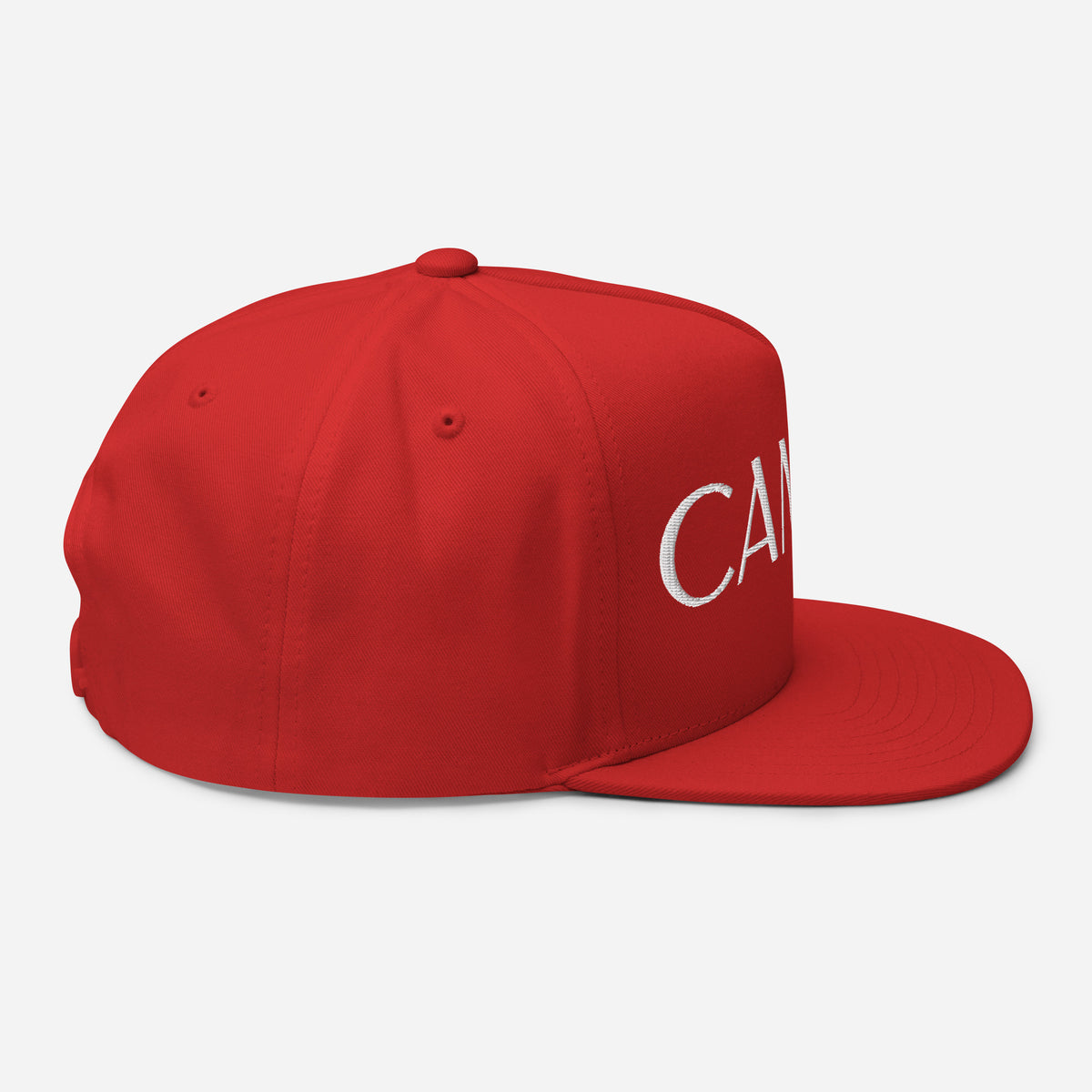 Casquette Snapback, brodée « Canada », en Rouge, vue de côté, image 24