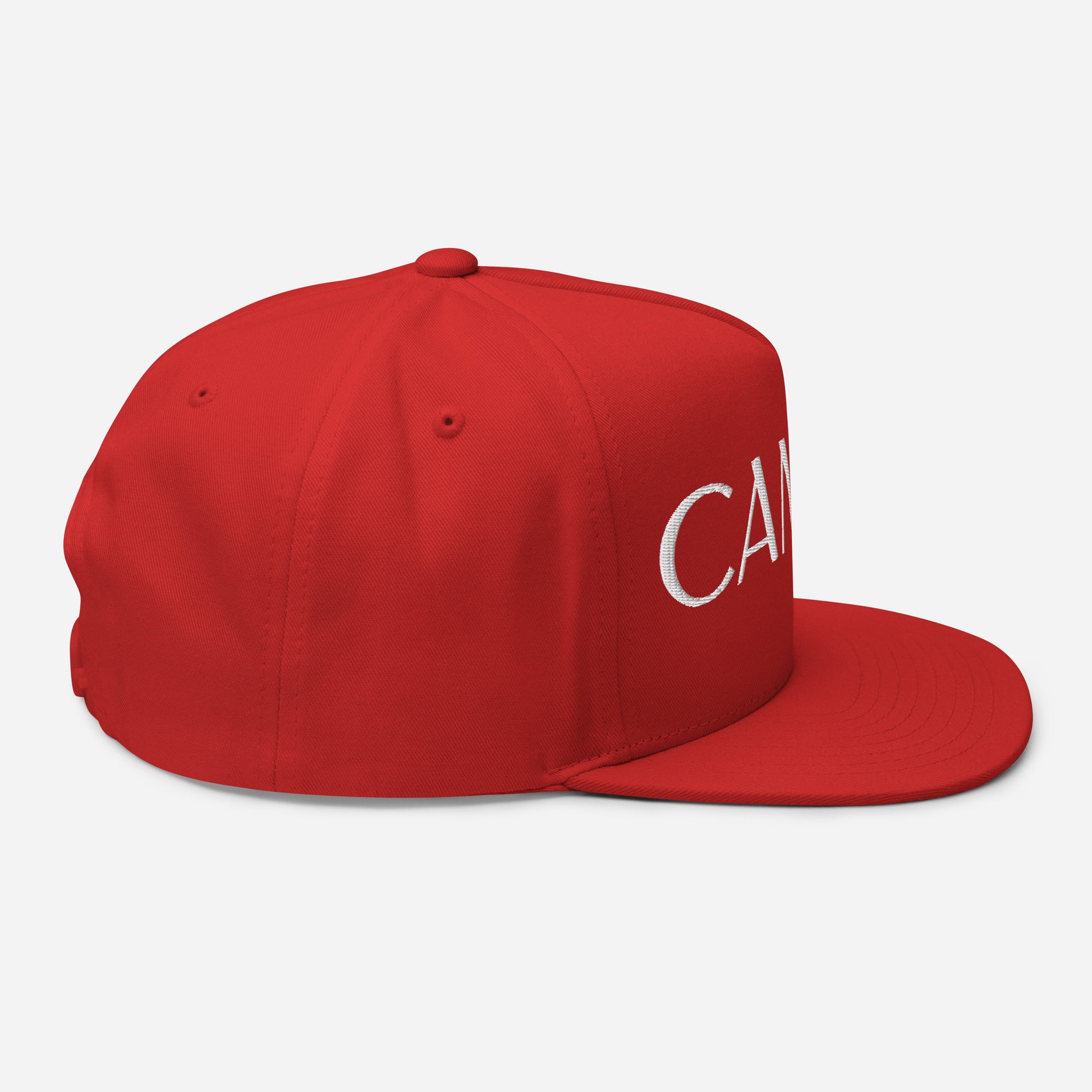 Casquette Snapback, brodée « Canada », en Rouge, vue de côté, image 24