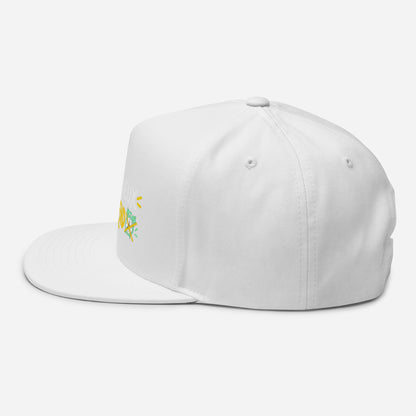 Casquette Snapback, brodée « Je bosse mieux en weekend », vue de côté, image 28