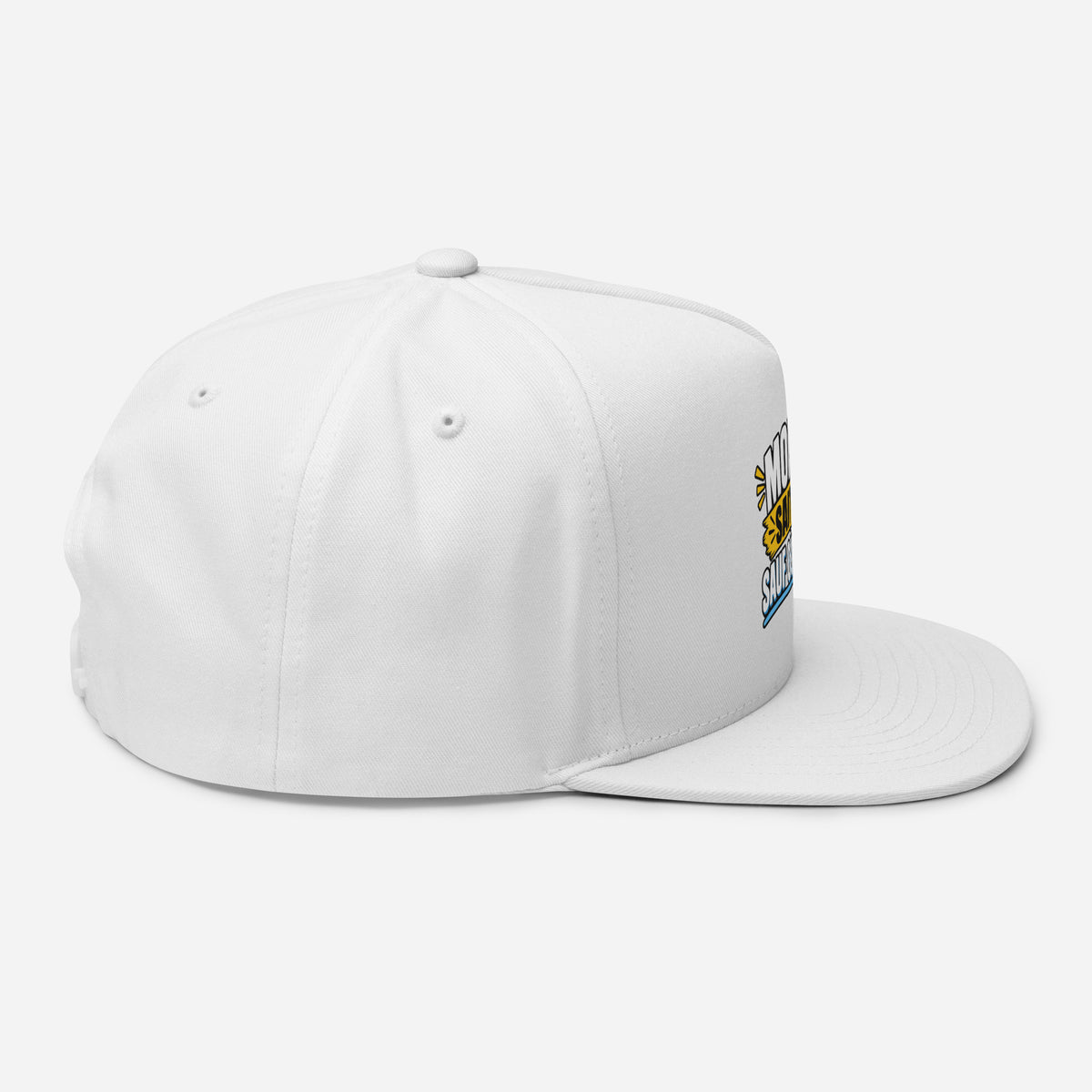 Casquette Snapback, brodée « Monsieur sait tout, sauf ou sait », vue de côté, image 30