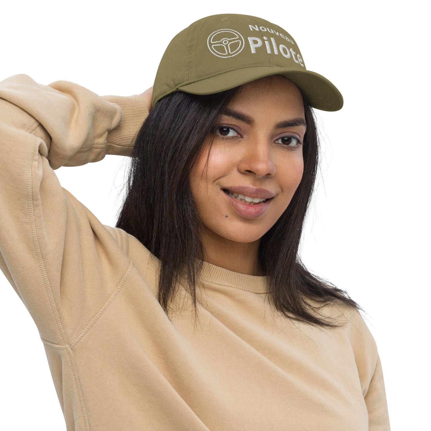 Casquette Baseball, brodée « Nouveau pilote », en Jungle, vue de face, image 9