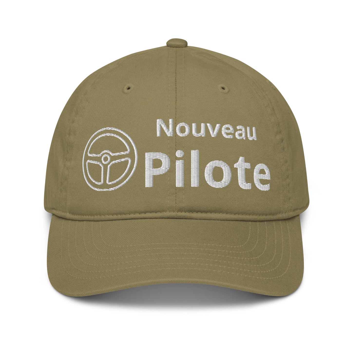 Casquette Baseball, brodée « Nouveau pilote », en Jungle, vue de face, image 5