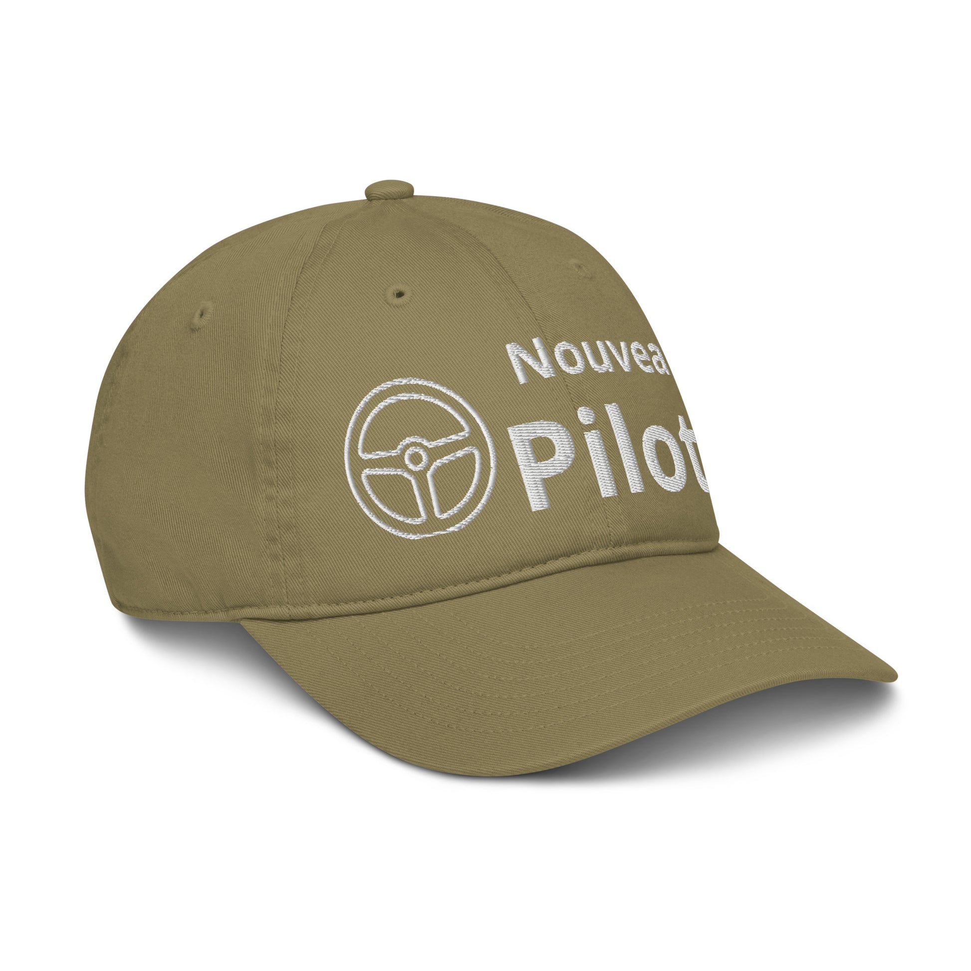 Casquette Baseball, brodée « Nouveau pilote », en Jungle, vue de trois quarts, image 28