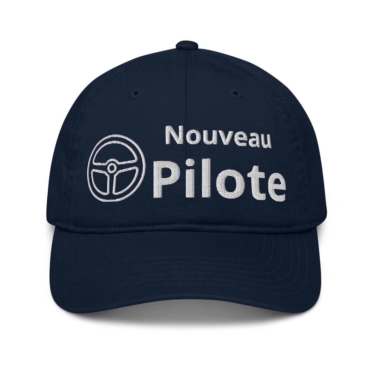 Casquette Baseball, brodée « Nouveau pilote », en Pacific, vue de face, image 2