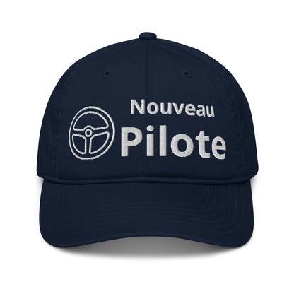 Casquette Baseball, brodée « Nouveau pilote », en Pacific, vue de face, image 2