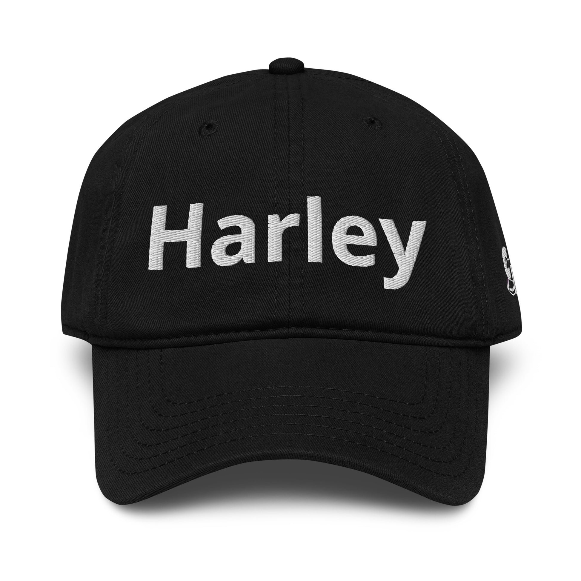 Casquette Baseball, brodée « Harley », en Noir, vue de face, image 8