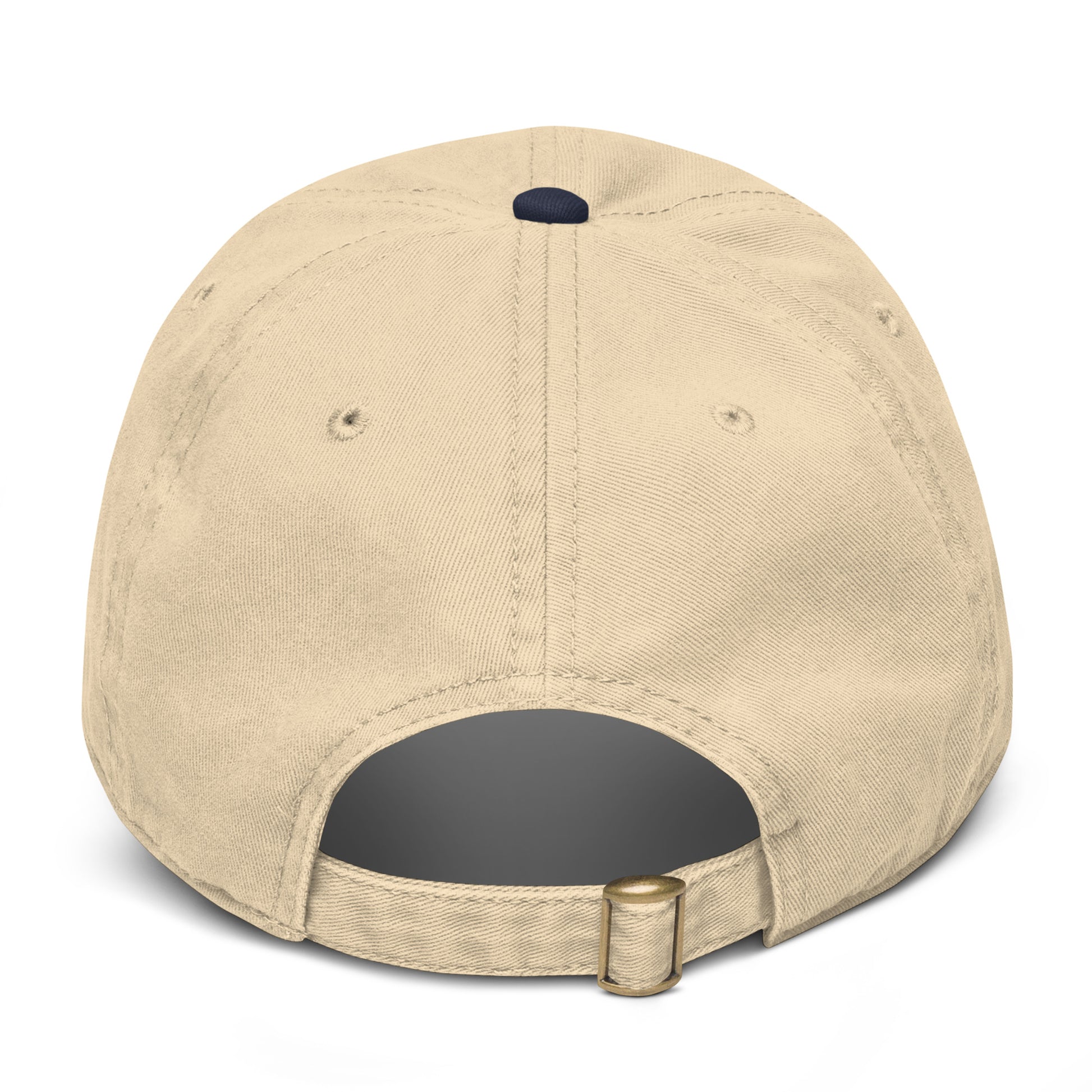 Casquette Baseball, brodée « Célibataire (ou presque) », en Bleu Marine, vue arrière, image 21