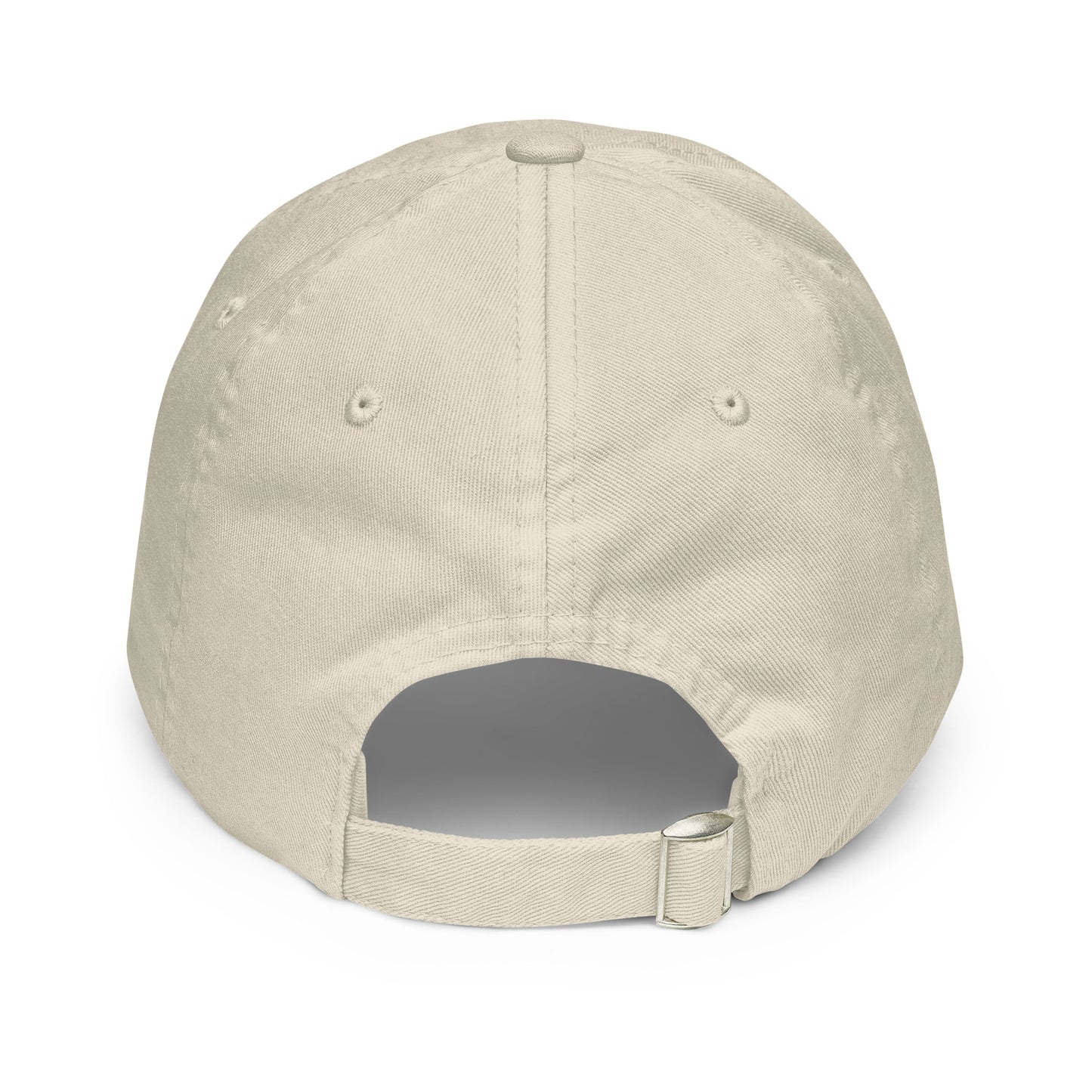 Casquette Baseball, brodée « Motivé mais pas pressé », en Beige, vue arrière, image 7