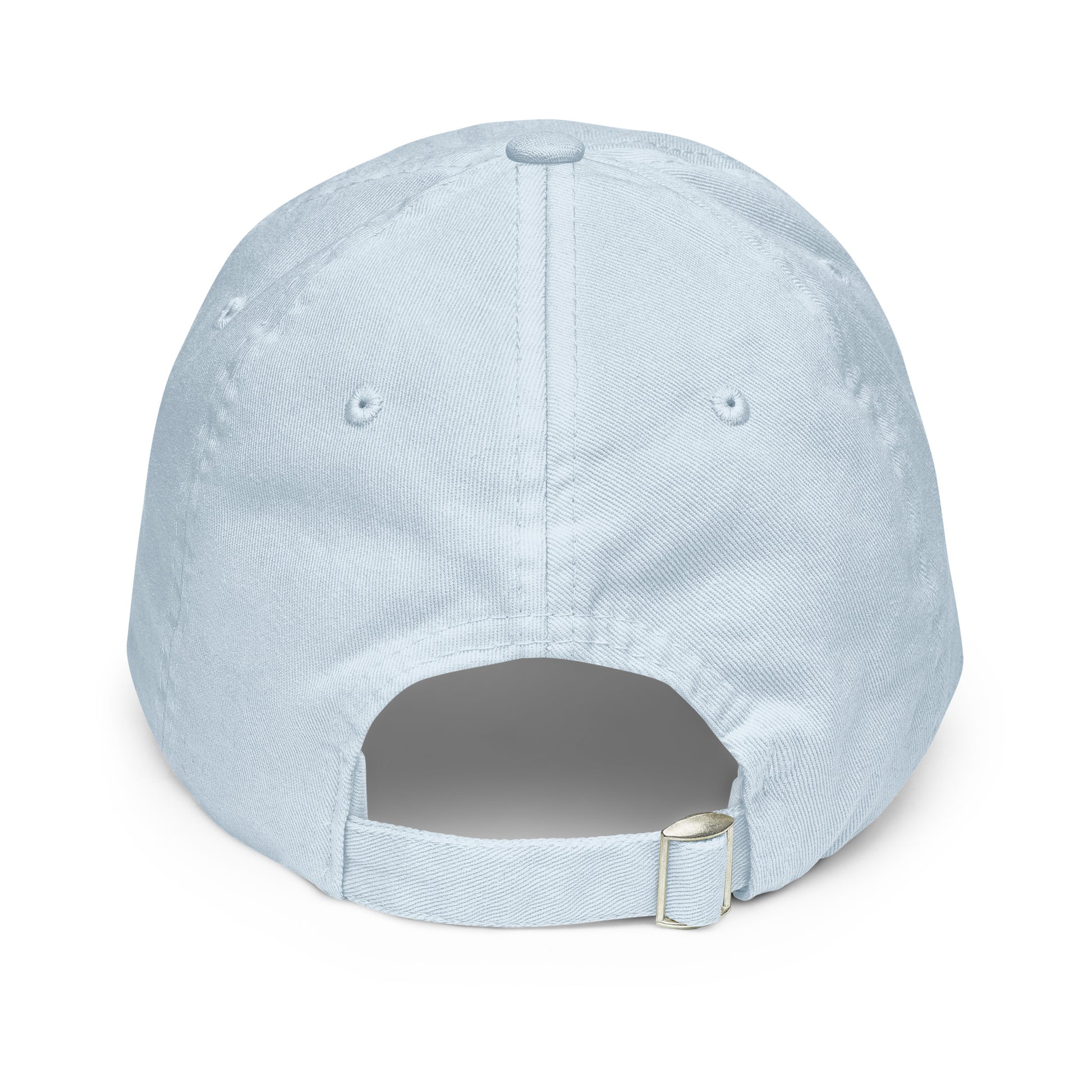 Casquette Baseball, brodée « Papa répare, Maman supervise », en Pastel Blue, vue arrière, image 12