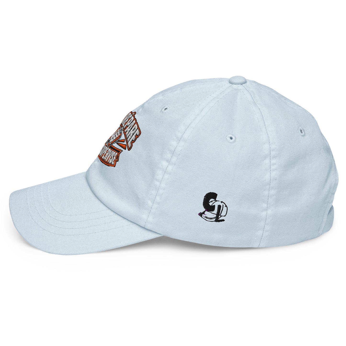 Casquette Baseball, brodée « Papa répare, Maman supervise », en Pastel Blue, image 13