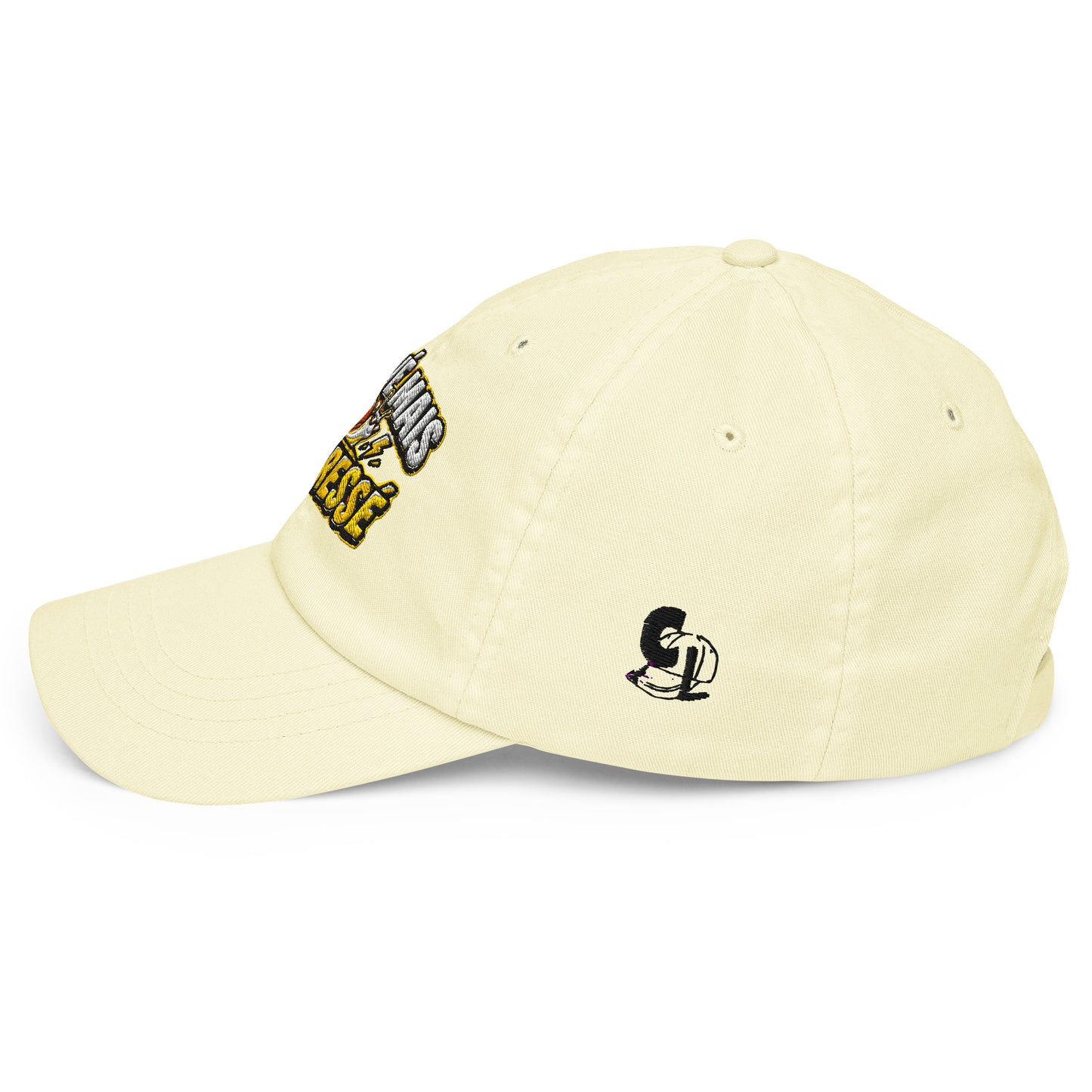 Casquette Baseball, brodée « Motivé mais pas pressé », en Pastel Lemon, image 23