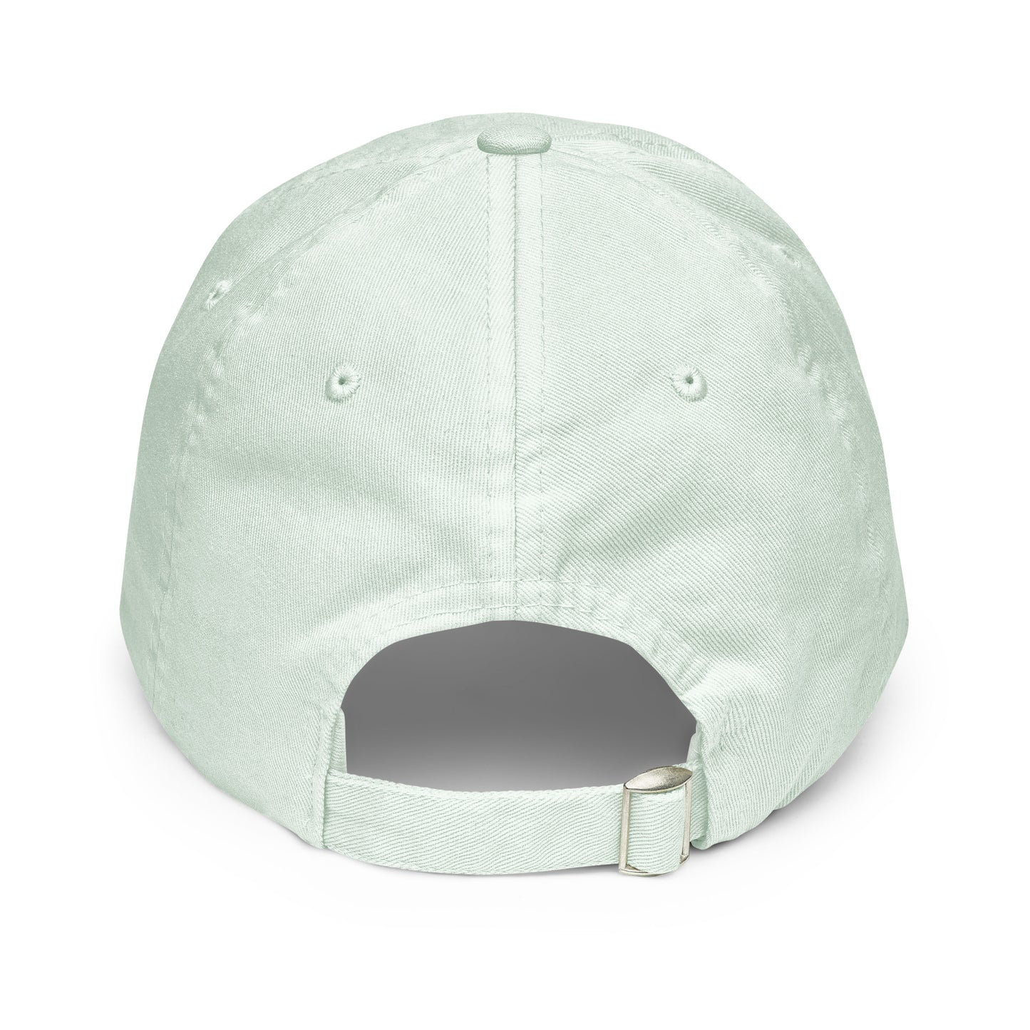 Casquette Baseball, brodée « Motivé mais pas pressé », en Pastel Mint, vue arrière, image 27