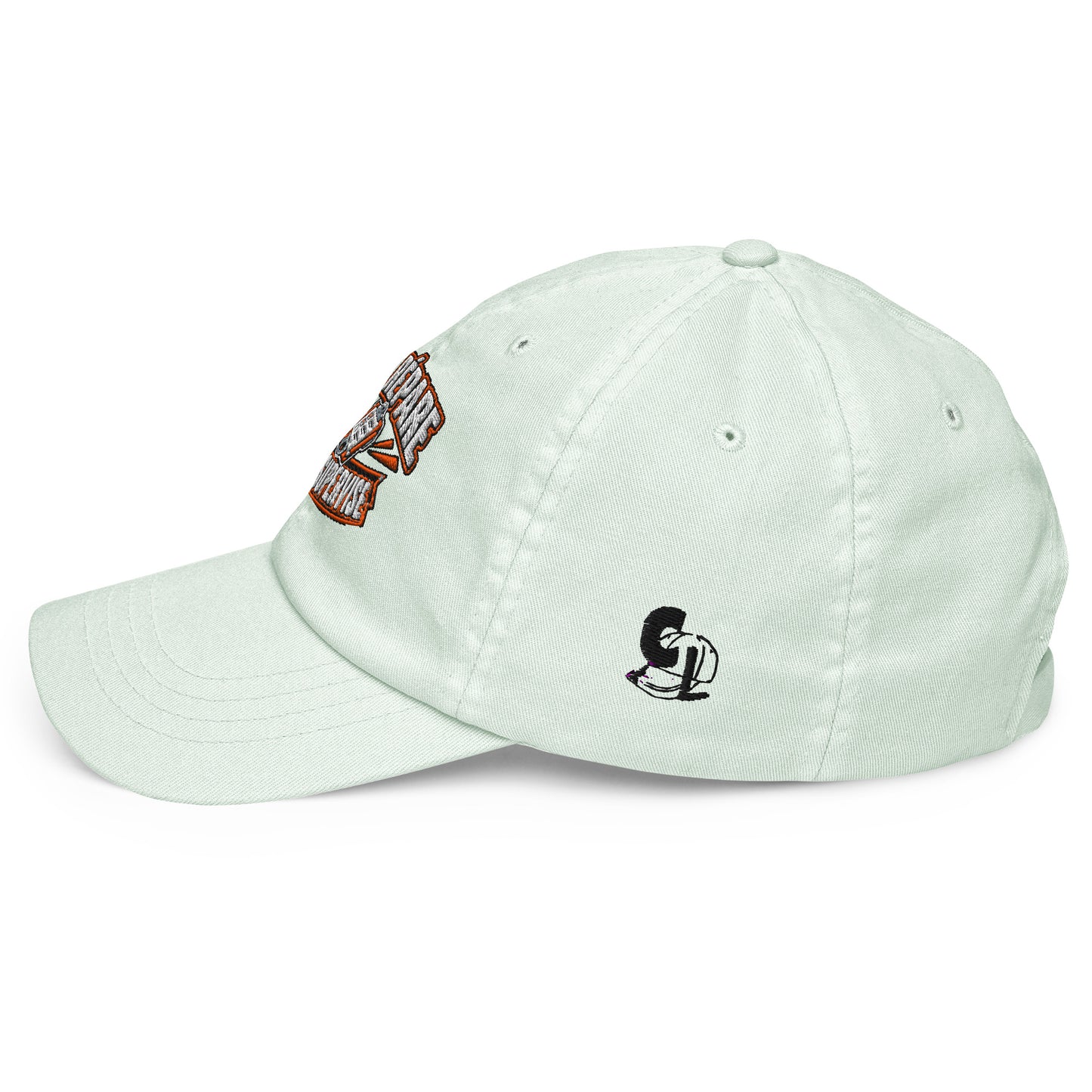 Casquette Baseball, brodée « Papa répare, Maman supervise », en Pastel Mint, image 27