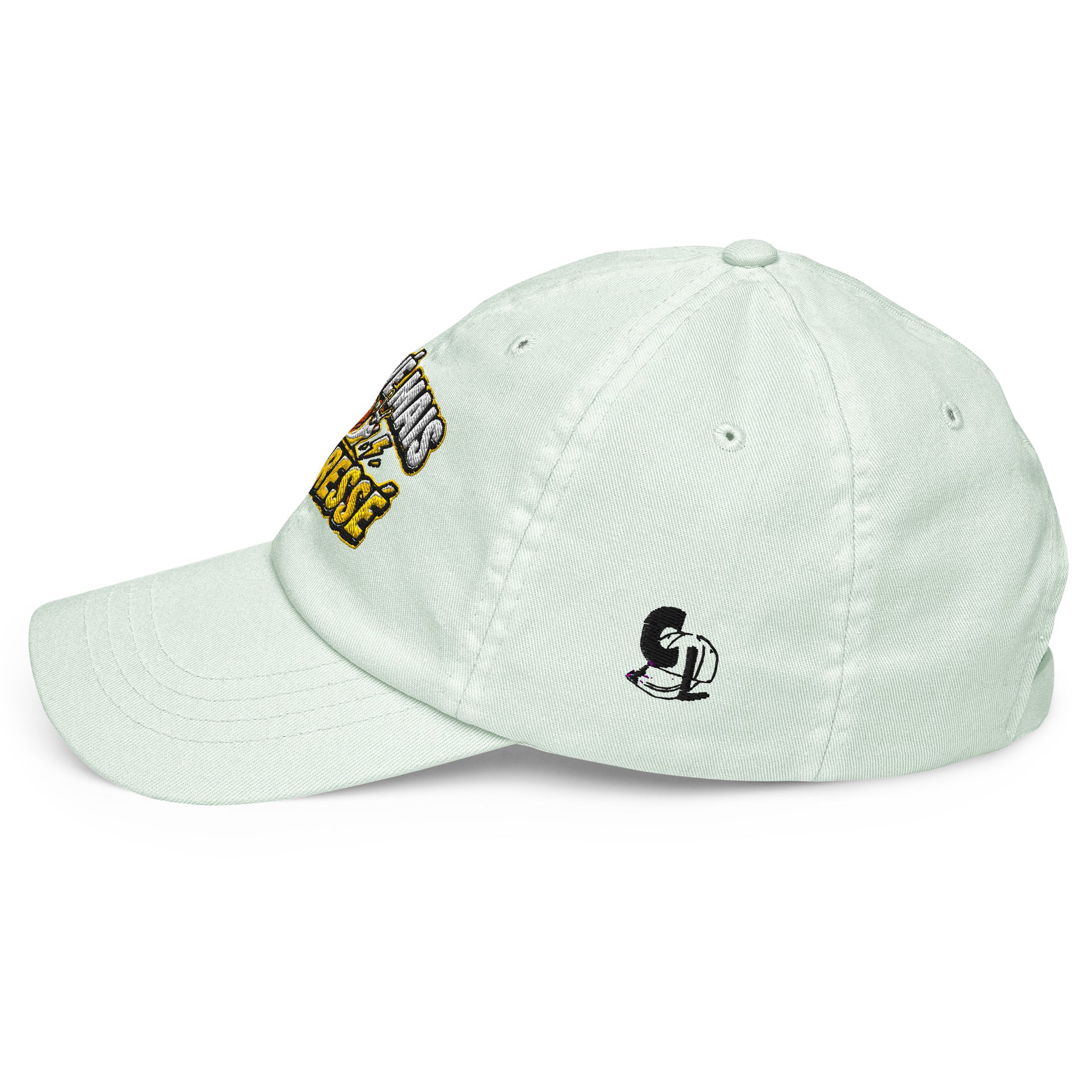 Casquette Baseball, brodée « Motivé mais pas pressé », en Pastel Mint, image 28