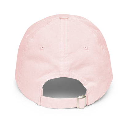 Casquette Baseball, brodée « Motivé mais pas pressé », en Pastel Pink, vue arrière, image 17
