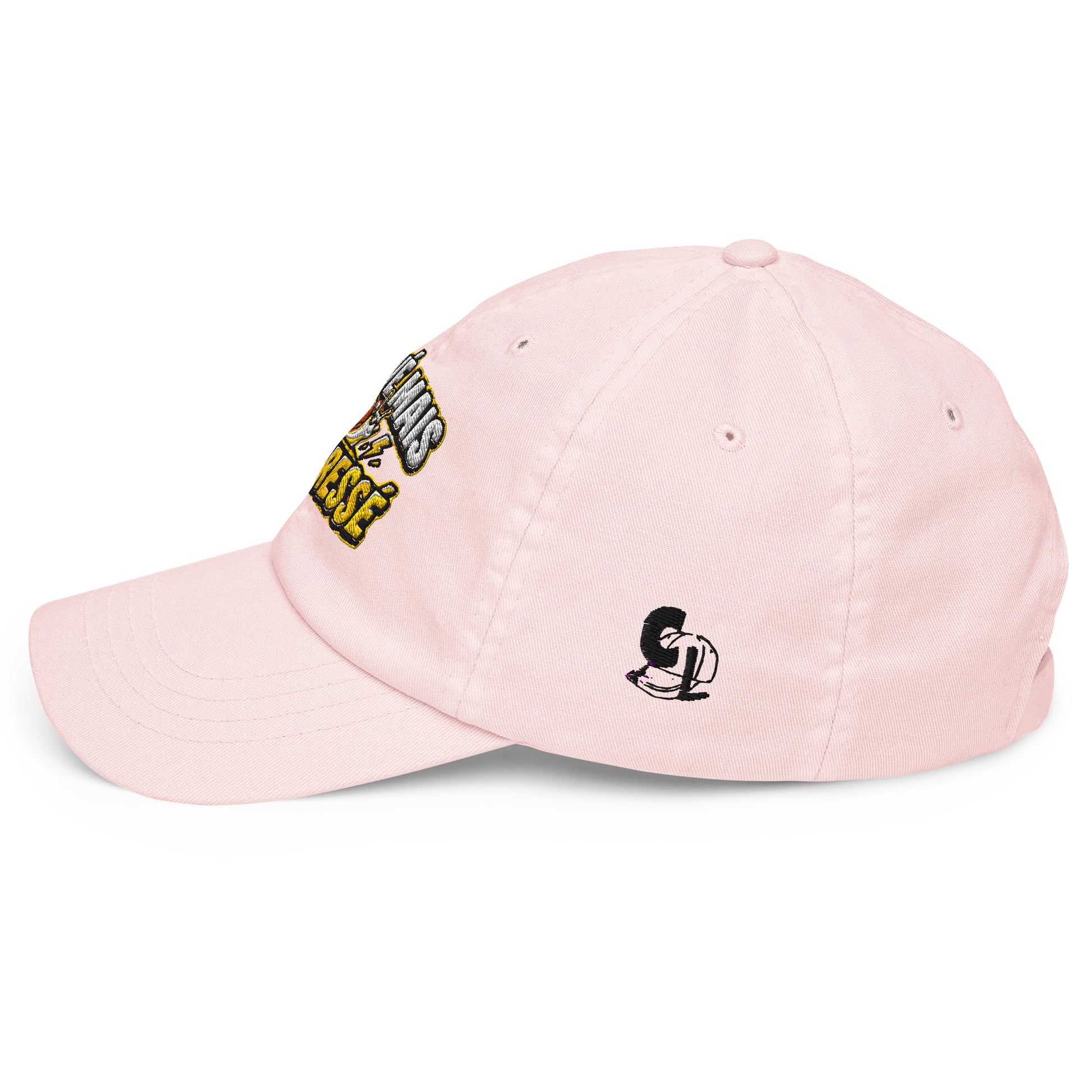 Casquette Baseball, brodée « Motivé mais pas pressé », en Pastel Pink, image 18