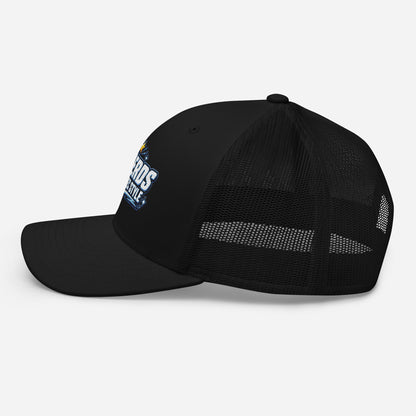 Casquette Trucker, brodée « Je perds mais avec style », en Noir, image 4