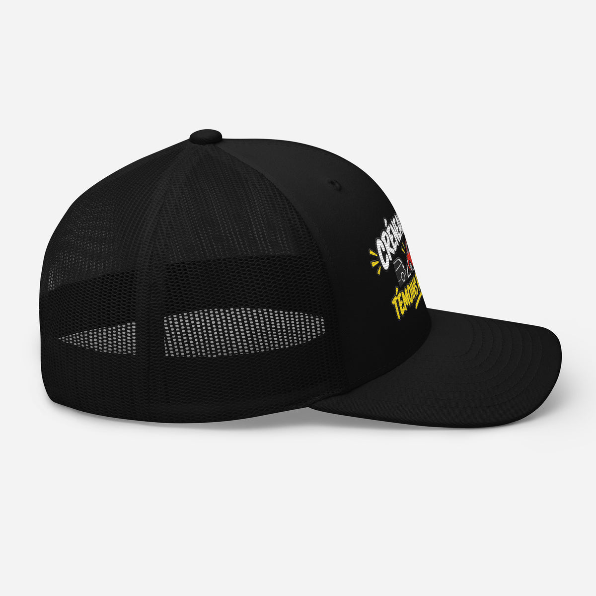 Casquette Trucker, brodée « Créneau réussi, Témoins recherchés », en Noir, image 6