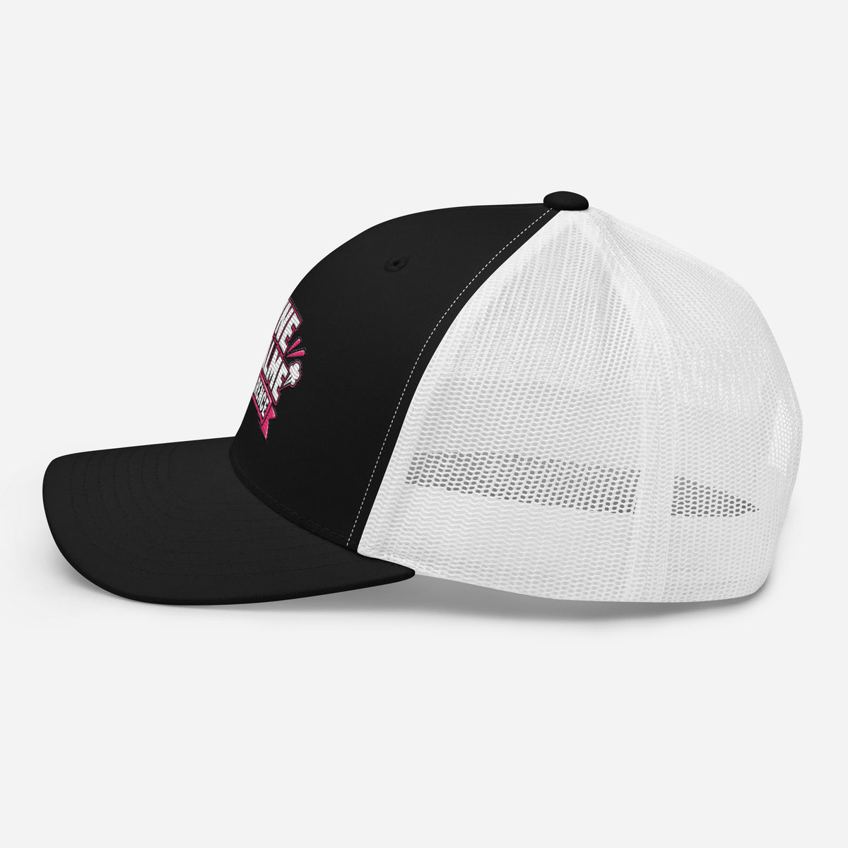 Casquette Trucker, brodée « Reine du calme, en apparence », en Noir, image 10