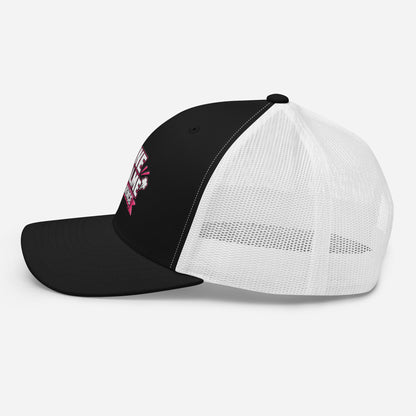 Casquette Trucker, brodée « Reine du calme, en apparence », en Noir, image 10