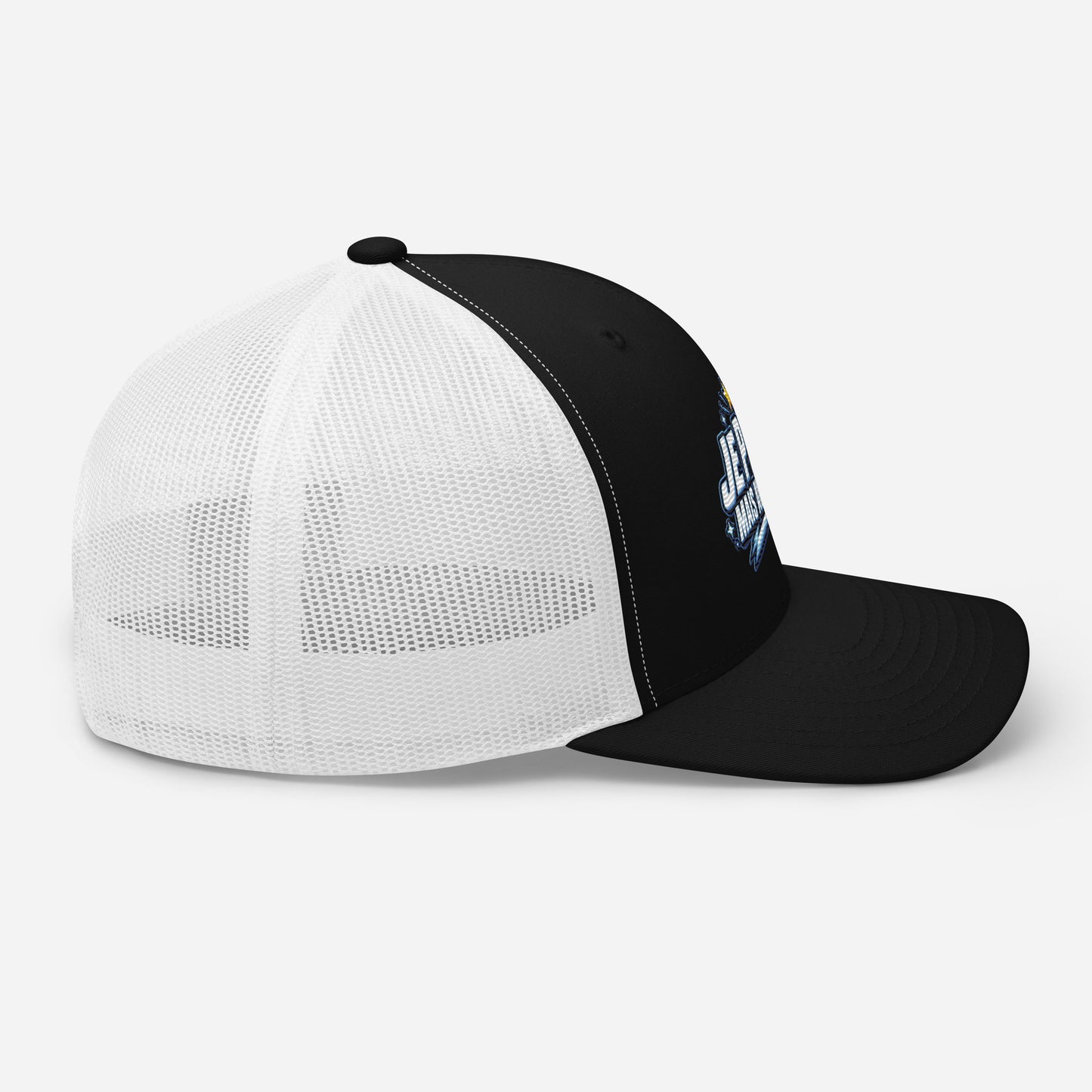 Casquette Trucker, brodée « Je perds mais avec style », en Noir, image 12