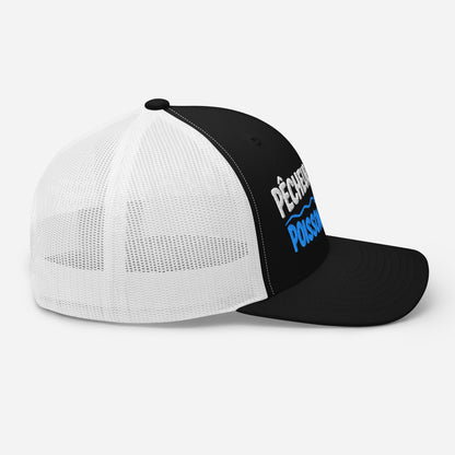 Casquette Trucker, brodée « Pêcheur patient, poisson méfiant », en Noir, image 12