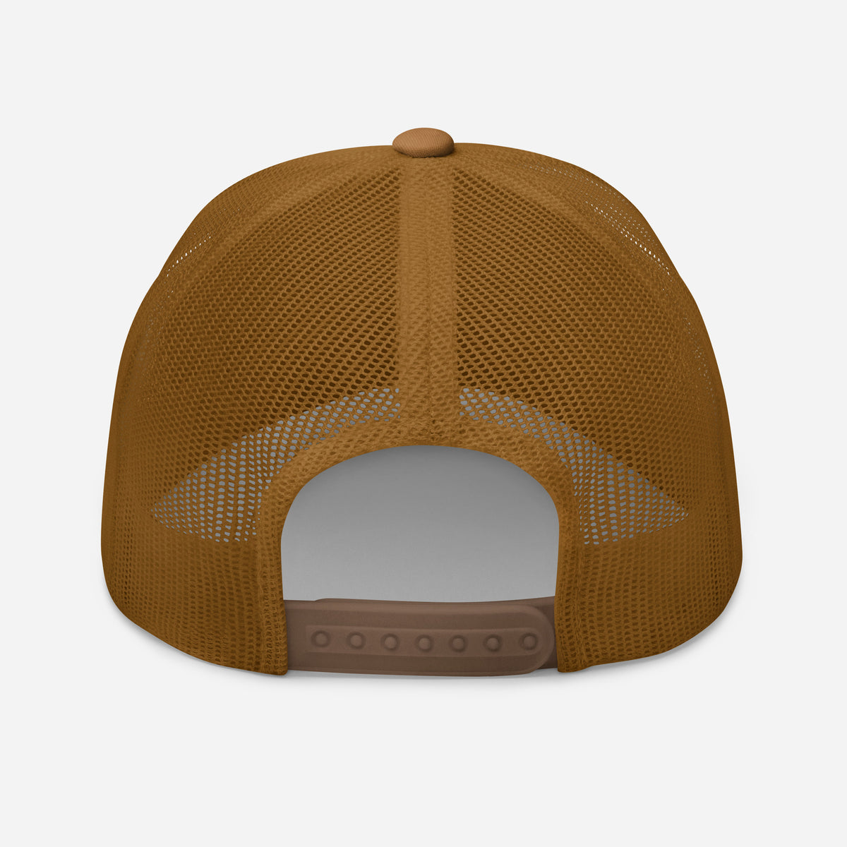 Casquette Trucker, brodée « Apéro mérité, journée validée », en Caramel, vue arrière, image 62