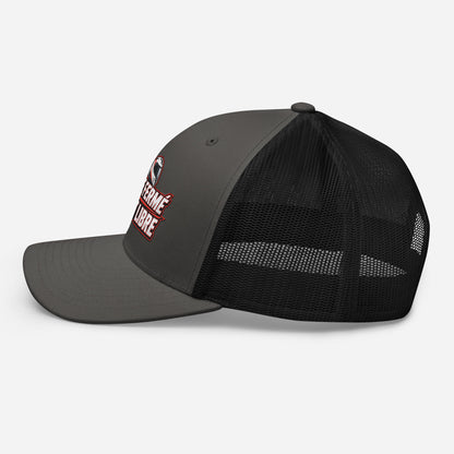 Casquette Trucker, brodée « Casque fermé, esprit libre », en Noir, image 28