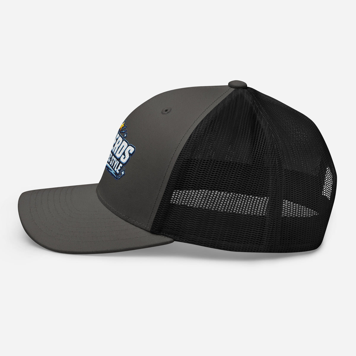 Casquette Trucker, brodée « Je perds mais avec style », en Noir, image 27