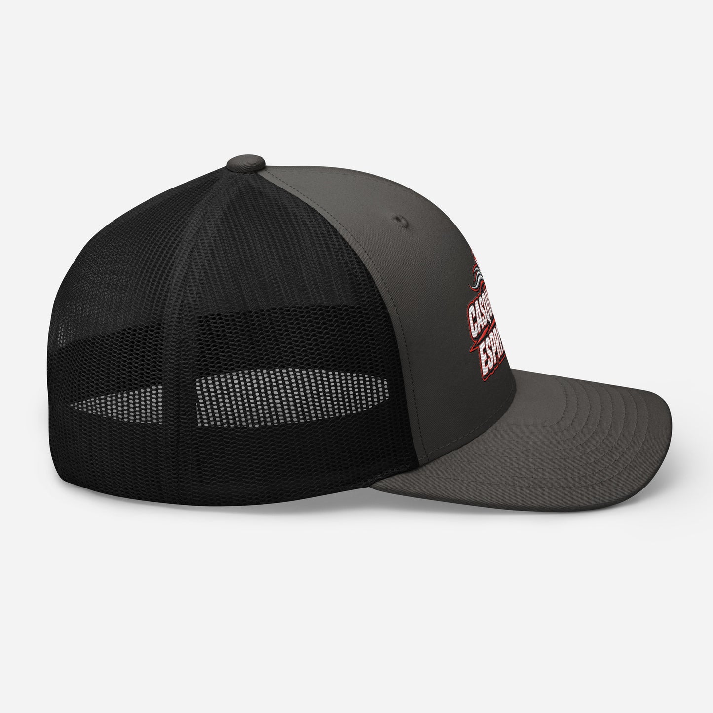 Casquette Trucker, brodée « Casque fermé, esprit libre », en Noir, image 29