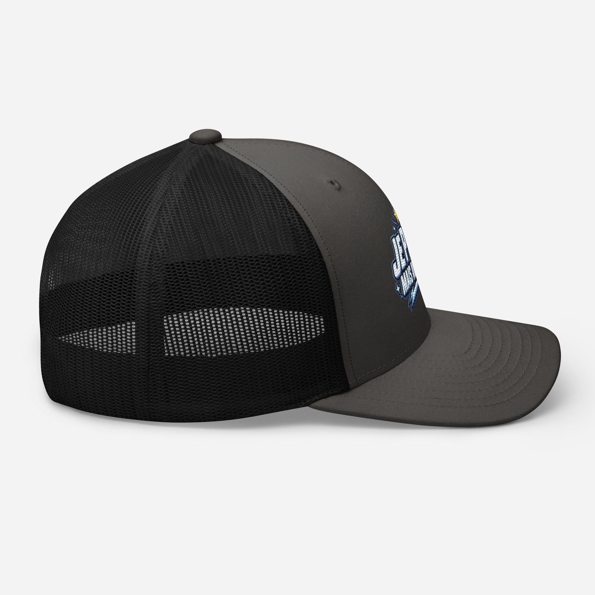 Casquette Trucker, brodée « Je perds mais avec style », en Noir, image 29