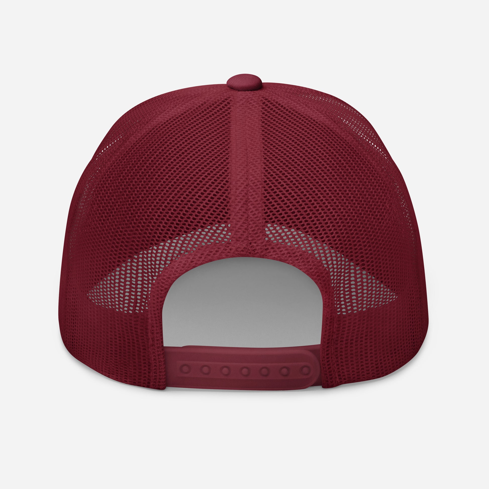 Casquette Trucker, brodée « Créneau réussi, Témoins recherchés », en Canneberge, vue arrière, image 33